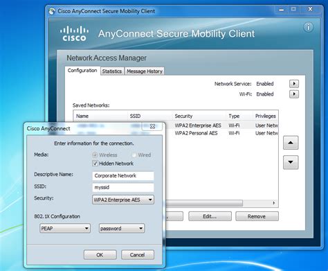 cisco anyconnect smart card authentication|AnyConnect network access manager.